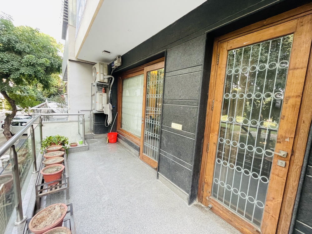 Service Apartment in Saket J Block Balcony