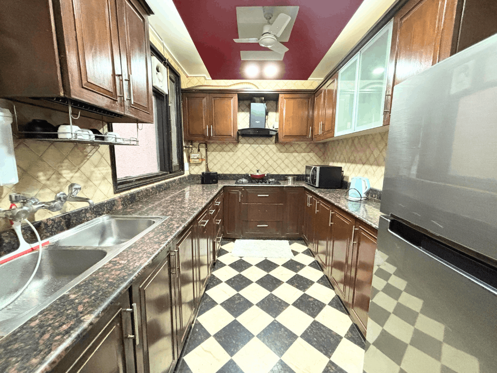 Service Apartment in Saket Kitchen