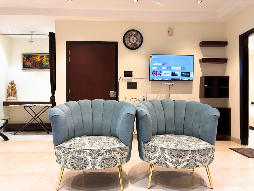 Service Apartment in South Delhi Drawing Room