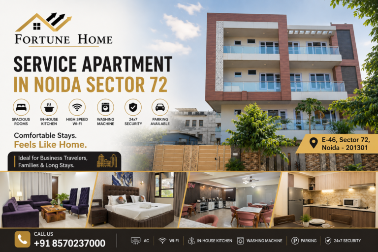 Service Apartment in Noida Sector 72: What I’d Actually Tell a Friend