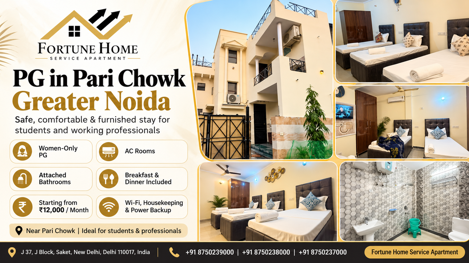 PG in Pari Chowk Greater Noida for Girls